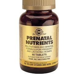 SOLGAR Prenatal Nutrients 120tbs