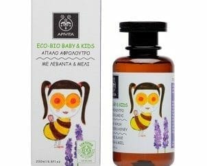 APIVITA ECO-BIO BABY & KIDS Απαλό Αφρόλουτρο με Λεβάντα & Μέλι 200ml