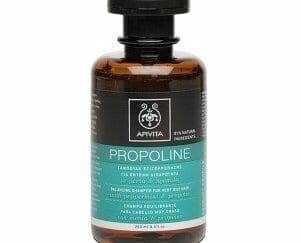 APIVITA PROPOLINE Σαμπουάν Εξισορρόπησης για Έντονη Λιπαρότητα με μέντα & πρόπολη 250ml