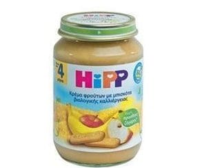 HIPP Βρεφική Φρουτόκρεμα με Μπισκότα 190gr