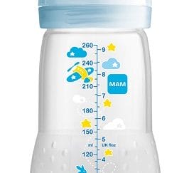 MAM Μπιμπερό Πλαστικό Anti-Colic Θηλή Σιλικόνης (0+ Μηνών) 260ml