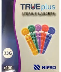 Nipro True Plus Lancets 33gr 100Τεμ