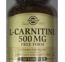 SOLGAR L-Carnitine 500mg 60tabs