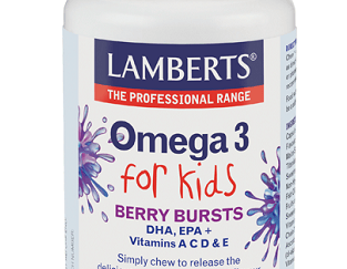 LAMBERTS Berry Bursts -Omega 3 for Kids 100 Caps 8511