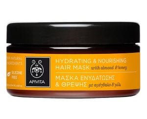 APIVITA Μάσκα Θρέψης & Επανόρθωσης για Ξηρά/Αφυδατωμένα Μαλλιά με Αμύγδαλο & Μέλι 200ml