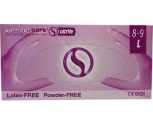 SEMPERCARE Γάντια Εξέτασης Νιτριλίου Medium L8-9 100τεμ
