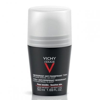 VICHY HOMME Αποσμητικό κατά της Εφίδρωσης για Ευαίσθητη Επιδερμίδα 50ml