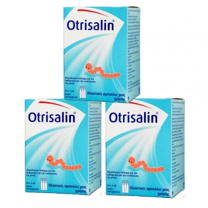Otrisalin Πακέτο Προσφοράς Αποστειρωμένος Φυσιολογικός Ορός σε Αμπούλες 3x(30x5ml)
