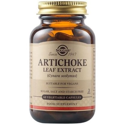 Solgar Artichoke Leaf Extract Συμπλήρωμα Διατροφής με Αποτοξινωτική Δράση για την Ομαλή Λειτουργία του Ήπατος 60 veg.caps