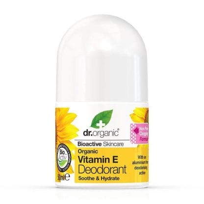 Dr Organic Organic Vitamin E Deodorant Αποσμητικό με Βιολογική Βιταμίνη E 50ml