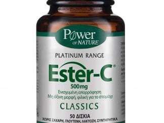Power Health Platinum Ester-C 500mg Συμπλήρωμα Διατροφής Βιταμίνης C Υψηλής Βιοδιαθεσιμότητας για Υψηλές Απαιτήσεις 50tabs