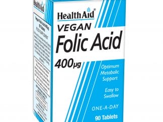Health Aid Folic Acid 400μg Φολικό Οξύ 90tabs