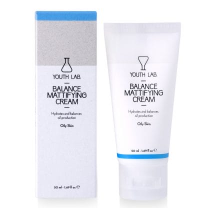Youth Lab Balance Mattifying Cream Oily Skin Ρυθμιστική, Αντιοξειδωτική Ενυδατική Κρέμα για Λιπαρό Δέρμα με Τάση Ακμής 50ml