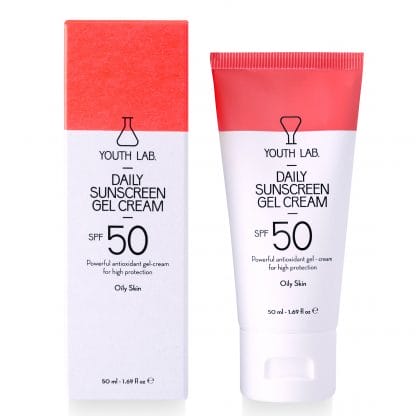 Youth Lab Daily Sunscreen Gel Cream Spf50 Oily Skin, Έγχρωμη Αντηλιακή Κρέμα για Λιπαρές Επιδερμίδες 50ml