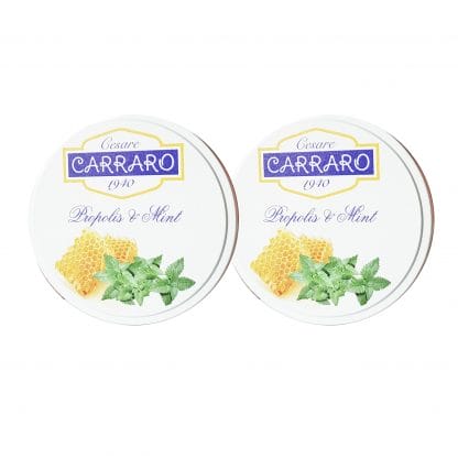 Carraro Πακέτο Προσφοράς Propolis & Mint Καραμέλες για το Λαιμό με Πρόπολη & Μέντα 2x40gr