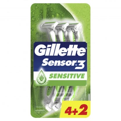 Gillette Sensor 3 Sensitive Ξυραφάκια 6τμχ