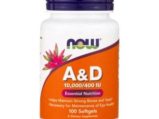 Now Foods Vitamin A & D 10.000/400 IU Συμπλήρωμα Διατροφής για την Ενίσχυση του Ανοσοποιητικού 100 Softgels