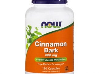 Now Foods Cinnamon Bark 600mg Συμπλήρωμα Διατροφής που Υποβοηθά τη Φυσιολογική Λειτουργία της Πέψης 120 Caps