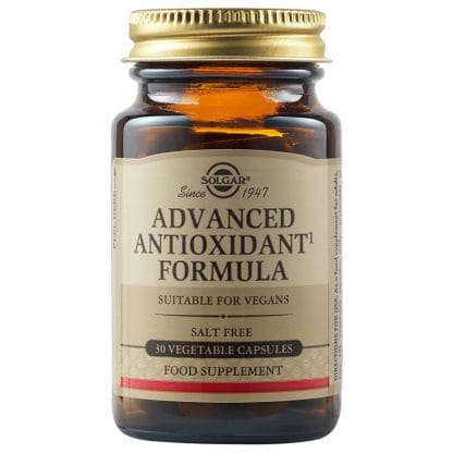 Solgar Advanced Antioxidant Formula Συμπλήρωμα Διατροφής για την Προστασία των Υγιών Κυττάρων του Οργανισμού veg.caps - 30 caps