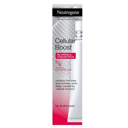 Neutrogena Cellular Boost De-Wrinkle Concentrate Cream Συμπυκνωμένη Αντιρυτιδική Κρέμα Προσώπου 30ml