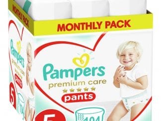 Pampers Premium Care Pants Monthly Pack No5 (12-17kg) 104 πάνες