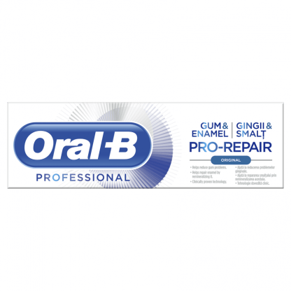 Oral-B Professional Gum & Enamel Pro-Repair Original Οδοντόπαστα για Ευαίσθητα Ούλα & Αναδόμηση του Σμάλτου 75ml