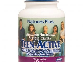 Nature's Plus Teen Active Φόρμουλα για την Ενίσχυση της Μνήμης και της Συγκέντρωσης των Εφήβων 60 caps