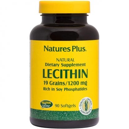 Nature's Plus, Lecithin 1200mg Συμπλήρωμα Λεκιθίνης 90caps