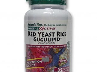 Nature's Plus Red Yeast Rice Gugulipid 450mg Συμπλήρωμα από Μαγιά Κόκκινου Ρυζιού για Υποστήρίξη του Καρδιαγγειακού 60caps