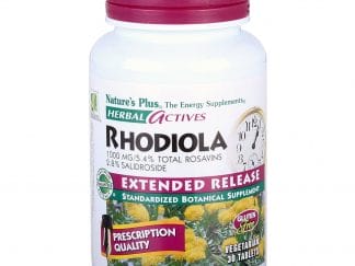 Nature's Plus Rhodiola 1000 mg Extended Release Συμπλήρωμα Διατροφής για τη Βελτίωση της Συγκέντρωσης & της Μνήμης 30 V.Tabs