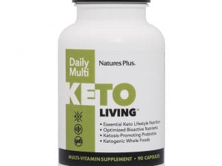 Nature's Plus KetoLiving Daily Multi-Vitamin Πολυβιταμίνη Ιδανική για Κετογονική Διατροφή 90 caps