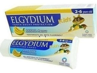 Elgydium Kids Οδοντόκρεμα 500ppm Ιόντων Φθορίου για Παιδιά απο 2 έως 6 Ετών με Γεύση Μπανάνα 50 ml