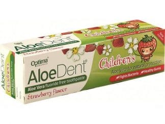 Optima Οδοντόκρεμα Aloe Dent Strawberry Children's 50ml