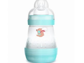 Mam Easy Start™ Anti-Colic 0+ Μηνών, Κωδ 350S Μπιμπερό Πολυπροπυλενίου με Θηλή Σιλικόνης & Σύστημα Κατά των Κολικών 160ml - γαλάζιο