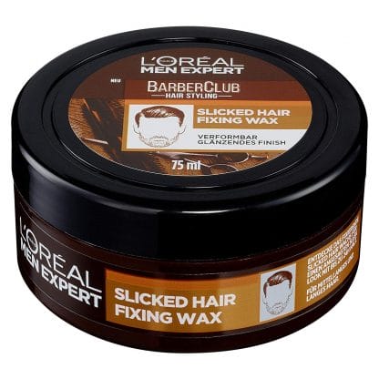 L'oreal Paris Men Expert BarberClub Slicked Hair Fixing Wax Δυνατό Κράτημα & Λάμψη για Μούσια & Μαλλιά 75ml