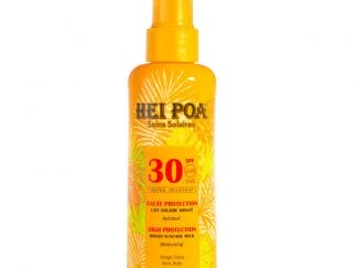 Hei Poa Soins Solaires Lait De Monoi Tiare Spf30 Αντηλιακό Γαλάκτωμα Προσώπου & Σώματος σε Μορφή Spray Υψηλής Προστασίας 150ml