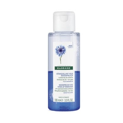 Klorane Demaquillant Yeux Waterproof au Bleuet Apaisant Ντεμακιγιάζ Ματιών με Διφασική Σύνθεση 100ml
