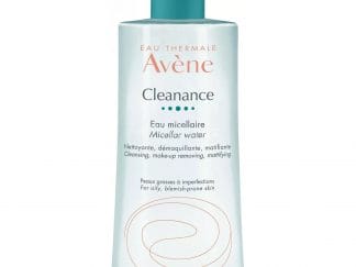 Avene Cleanance Eau Micellaire Νερό Micellaire για τον Καθαρισμό Προσώπου & Ματιών Χωρίς Ξέπλυμα 400ml