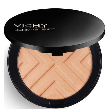 Vichy Dermablend Covermatte Make-Up Spf 25 Υψηλή Κάλυψη σε Μορφή Πούδρας για Λιπαρές Επιδερμίδες με Τάση Ακμής 9.5gr - 35 sand