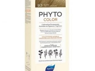 Phyto PhytoColor Coloration Permanente η No1 Μόνιμη Βαφή Μαλλιών Χωρίς Χρωστικές Ουσίες & Αμμωνία - 9.3 Ξανθό Πολύ Ανοιχτό Χρυσό