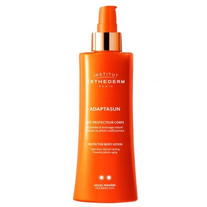 Institut Esthederm Adaptasun Protective Body Lotion Moderate Sun Λοσιόν Σώματος που Ενεργοποιεί τη Φυσική Μελανίνη του Δέρματος για Βαθύτερο Μαύρισμα 200ml