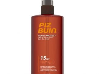 Piz Buin Tan & Protect Intensifying Sun Oil Spray Spf15 Αντηλιακό Λάδι Μαυρίσματος Χαμηλής Προστασίας 150ml
