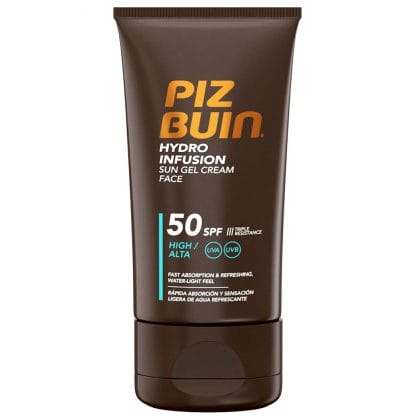 Piz Buin Hydro Infusion Sun Face Gel Cream Spf50 Ενυδατικό Αντηλιακό Προσώπου Υψηλής Προστασίας 50ml