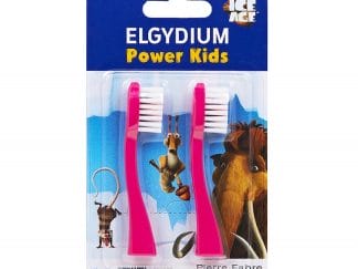Elgydium Power Kids Ice Age Refill Ανταλλακτικές Κεφαλές για την Οδοντόβουρτσα Elgydium Power Kids σε Ροζ Χρώμα 2 Τεμάχια