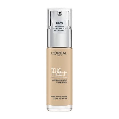 L'Oreal Paris True Match Foundation 30ml Υγρό Make up που Καλύπτει τις Ατέλειες, Περιποιείται & Φροντίζει την Επιδερμίδα - 1.5Ν Linen