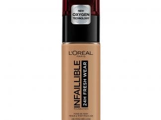 L'Oreal Paris Infaillible 24H Foundation 30ml Βάση που Εξασφαλίζει Διάρκεια & Ανθεκτικότητα - Caramel Toffee