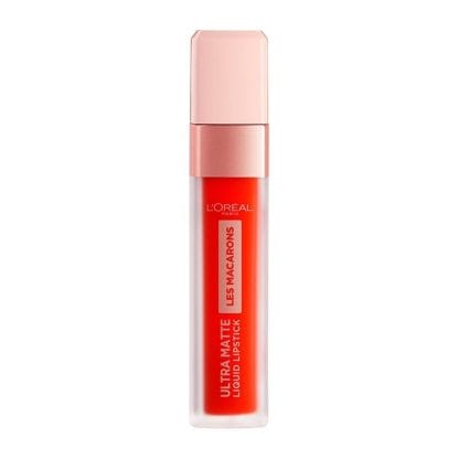 L'oreal Paris Infallible Les Macarons Υγρό Κραγιόν με ματ Αποτέλεσμα που Διαρκεί με Απολαυστικό Άρωμα Μακαρόν 7.6ml - MANGO