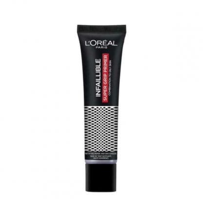 L'oreal Paris Infaillible Super Grip Primer for Oily Skin Βάση για Μακιγιάζ για Λιπαρές Επιδερμίδες 35ml