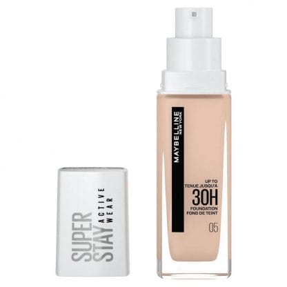 Maybelline Super Stay 30H Foundation Υγρό Make Up για Τέλεια Κάλυψη Έως και 30 Ώρες 30ml - 05 Light Beige