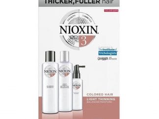 Nioxin Kit System 3 Shampoo 150ml, Conditioner 150ml & Treatment 50ml, Αγωγή Τριχόπτωσης για Ελαφρώς Αραιωμένα Βαμμένα Μαλλιά